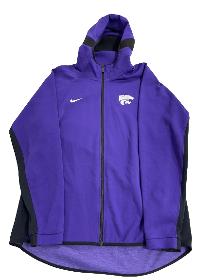 Cam Carter Kansas State Basketball Team Issued Warm-Up Jacket (Size L)