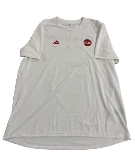 Xavier Johnson Indiana Basketball Player Exclusive "BOBBY KNIGHT" Remembrance Pre-Game Shirt (Size L)