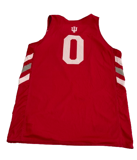 Xavier Johnson Indiana Basketball Player Exclusive Reversible Practice Jersey (Size L)