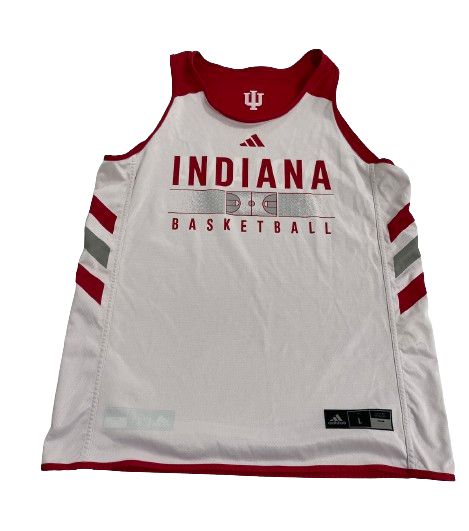 Xavier Johnson Indiana Basketball Player Exclusive Reversible Practice Jersey (Size L)