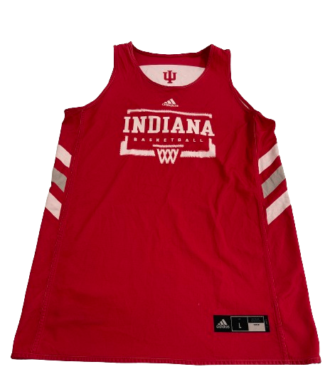 Xavier Johnson Indiana Basketball Player Exclusive Reversible Practice Jersey (Size L)