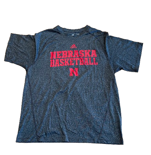 Nebraska Basketball Team Issued Workout Shirt (Size L)