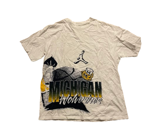 Michigan Basketball Team Issued T-Shirt (Size L)