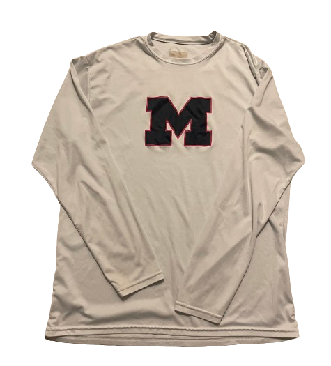 Michigan Basketball Team Exclusive "Breast Cancer Awareness Night" Warm-Up Shooting Shirt (Size L)
