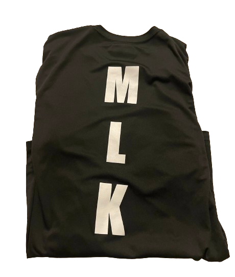 Michigan Basketball Team Exclusive "MLK DAY" Pre-Game Warm-Up Shooting Shirt (Size L)