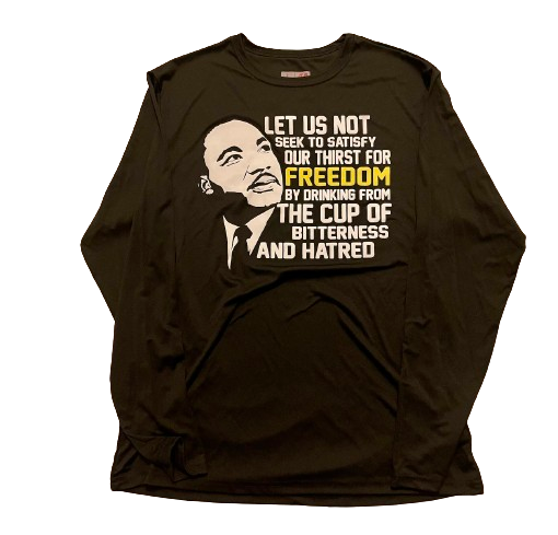 Michigan Basketball Team Exclusive "MLK DAY" Pre-Game Warm-Up Shooting Shirt (Size L)
