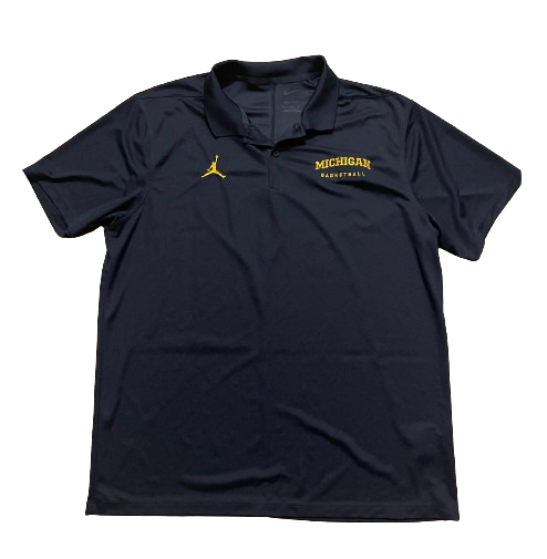 Michigan Basketball Team Exclusive Polo Shirt (Size L)