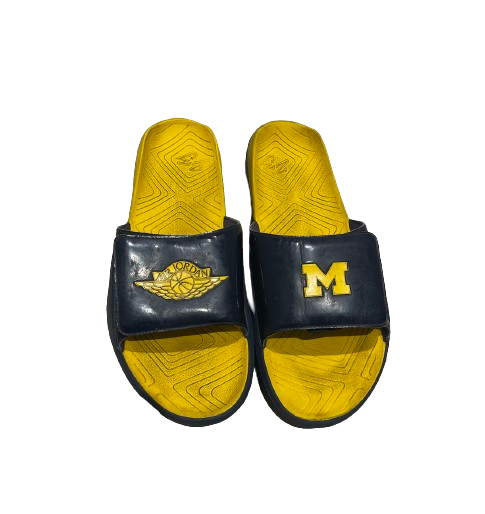 Michigan Basketball Team Exclusive Slides (Size 14)
