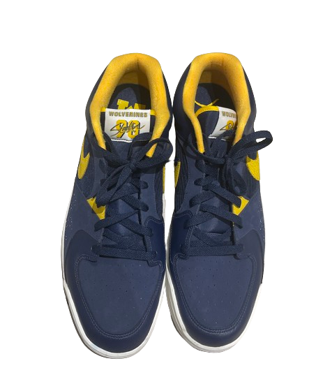 Michigan Basketball Player Exclusive Jordan Shoes (Size 15)