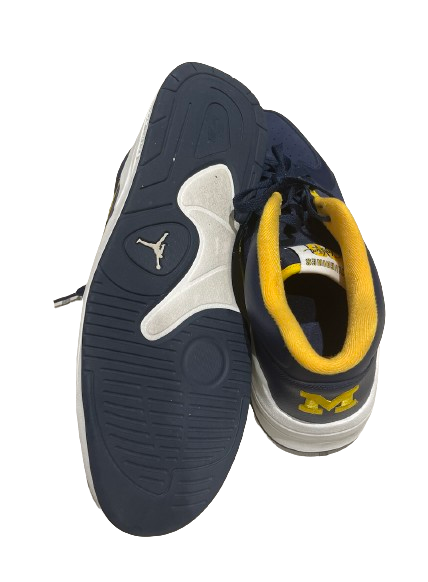 Michigan Basketball Player Exclusive Jordan Shoes (Size 15)