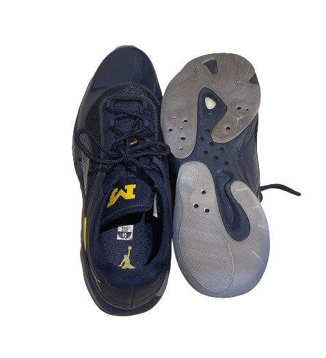 Michigan Football Player Exclusive Jordan Shoes (Size 15)