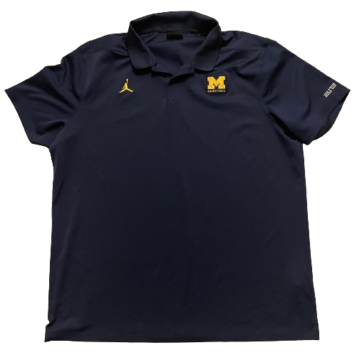 Michigan Basketball Team Exclusive Polo Shirt (Size XL)