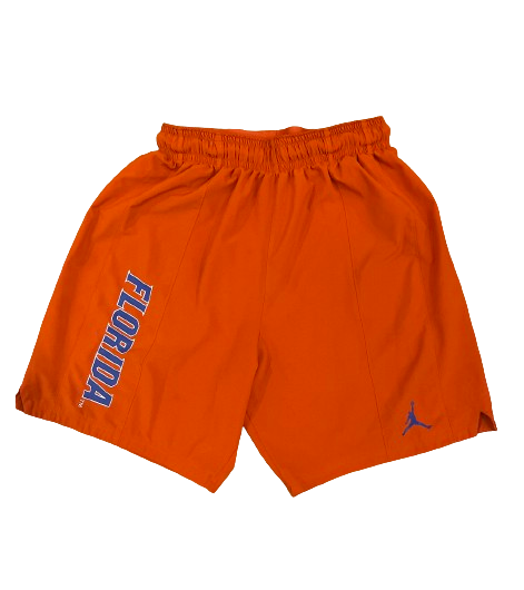 Elijah Blades Florida Football Team Issued Workout Shorts (Size M)