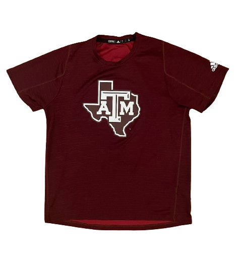 Elijah Blades Texas A&M Football Team Issued Workout Shirt (Size L)