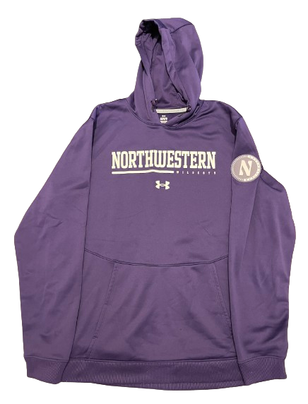 Boo Buie Northwestern Basketball Team Issued Travel Sweatshirt (Size L)