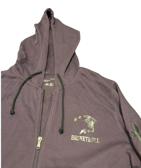 Boo Buie Northwestern Basketball Player Exclusive Travel Jacket with 