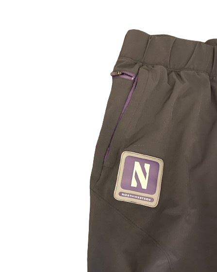 Boo Buie Northwestern Basketball Player Exclusive Sweatpants with raised "N" logo (Size M)