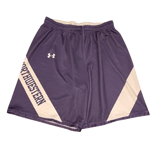 Boo Buie Northwestern Basketball Player Exclusive Practice Shorts (Size M)