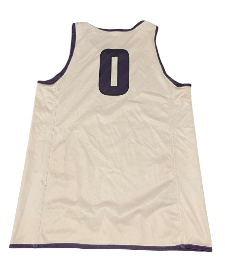 Boo Buie Northwestern Basketball Player Exclusive Reversible Practice Worn Jersey (Size L)
