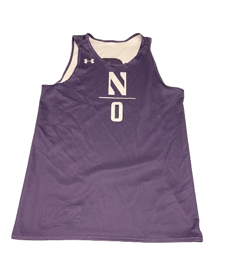 Boo Buie Northwestern Basketball Player Exclusive Reversible Practice Worn Jersey (Size L)