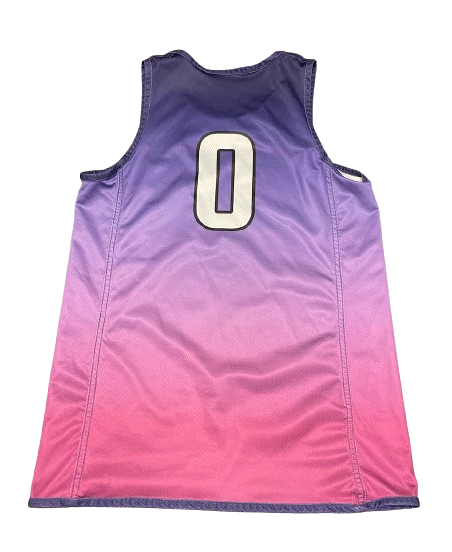 Boo Buie Northwestern Basketball Player Exclusive Reversible Practice Worn Jersey (Size L)