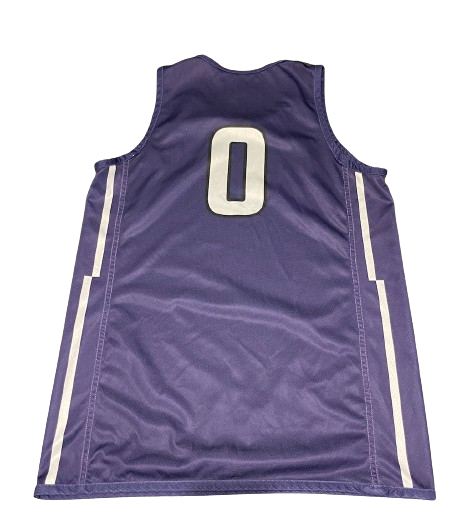 Boo Buie Northwestern Basketball Player Exclusive Reversible Practice Worn Jersey (Size L)