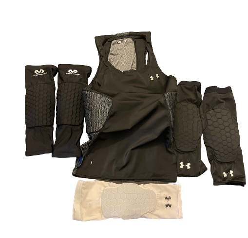 Boo Buie Northwestern Basketball Team Issued Padded Compression Accessory Lot
