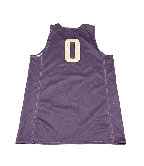 Boo Buie Northwestern Basketball Player Exclusive Reversible Practice Worn Jersey (Size L)