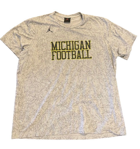Cornelius Johnson Michigan Football Player Exclusive Workout Shirt (Size XL)