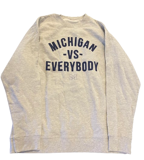 Cornelius Johnson Michigan Football Crewneck Sweatshirt (Size XL)