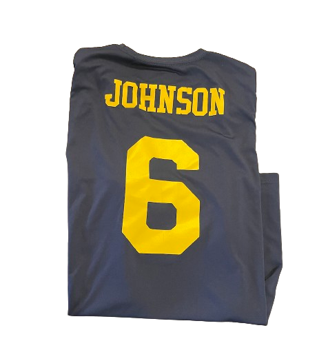 Cornelius Johnson Michigan Football Player Exclusive "OUR STATE" Team Trip with Name & 