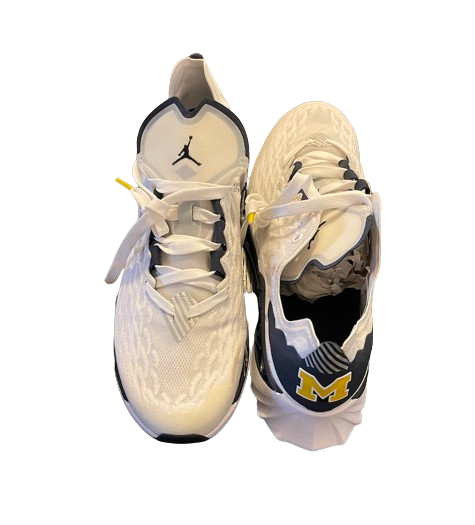 Cornelius Johnson Michigan Football Player Exclusive Jordan Shoes (Size 10.5)