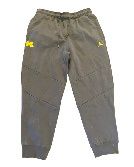 Cornelius Johnson Michigan Football Player Exclusive Travel Sweatpants (Size XL) - New with Tags