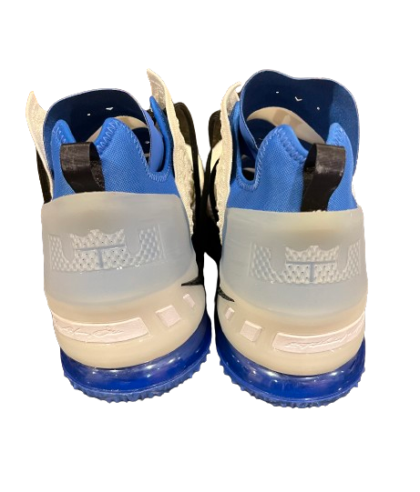 Kyle Filipowski Duke Basketball Player Exclusive LeBron XVIII Shoes - Size 17 (NEW)