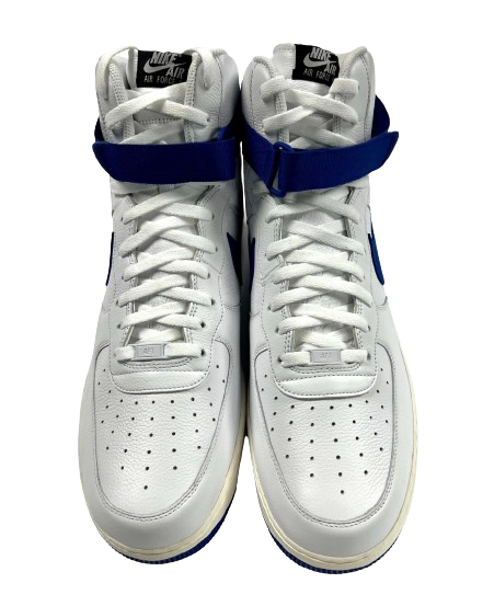 Kyle Filipowski Duke Basketball Player Exclusive Air Force 1 High Sneakers - Size 17 (NEW)