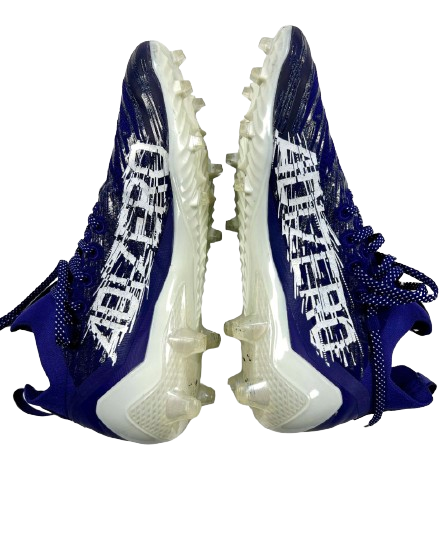 Dillon Johnson Washington Football SIGNED GAME WORN Cleats (10/14/23 vs. Oregon - 36-33 UW! / 100 YD + 1 TD) (Size 11.5)