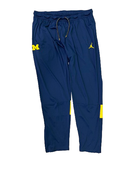 Julius Welschof Michigan Football Player Exclusive Sweatpants (Size XXL)