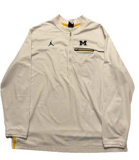 Michigan Football Player Exclusive Quarter-Zip Pullover (Size XL)