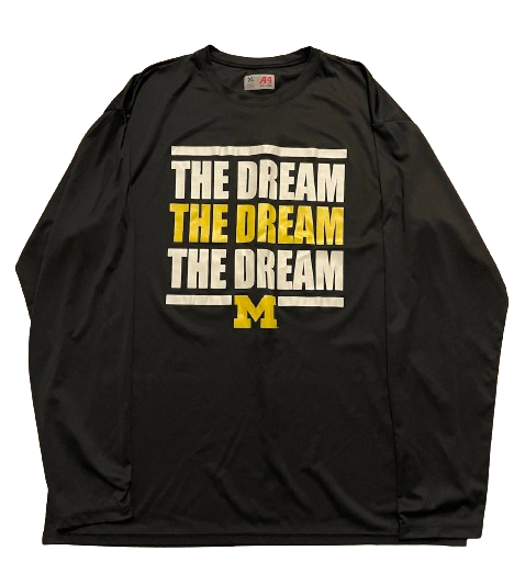 Michigan Basketball Player Exclusive "MLK DAY" Pre-Game Warm-Up Shooting Shirt (Size XL)