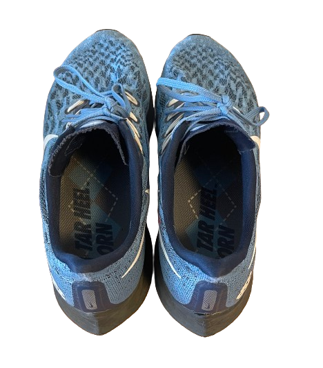 Justin Pierce North Carolina Basketball Team Issued "Air Zoom Nike Pegasus 36" Shoes (Size 13)