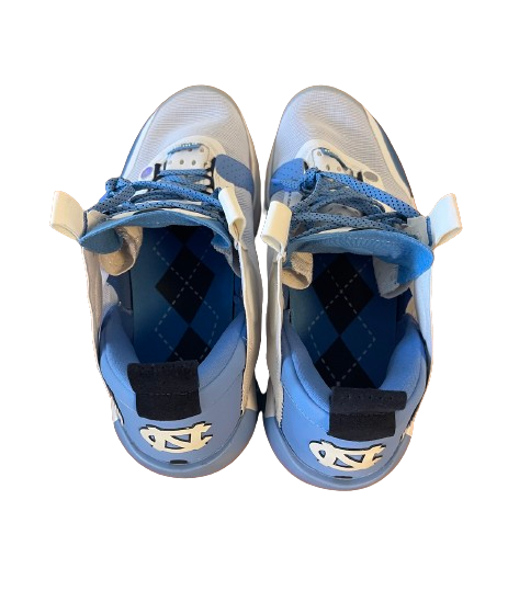 Justin Pierce North Carolina Basketball Player Exclusive "Jordan 34" Shoes (Size 13)