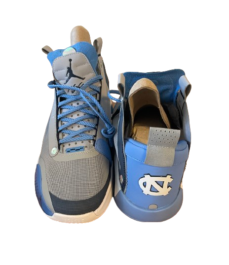Justin Pierce North Carolina Basketball Player Exclusive "Jordan 34" Shoes (Size 13) - Never Worn