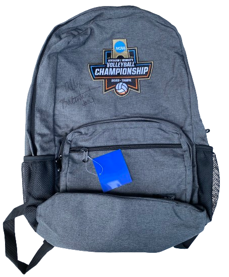 Ally Batenhorst Nebraska Volleyball Exclusive Signed "2023 Championship" Backpack