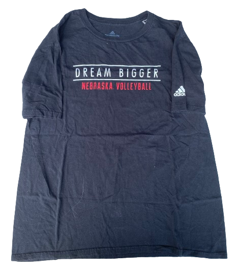 Ally Batenhorst Nebraska Volleyball Player Exclusive Workout Shirt (Size L)