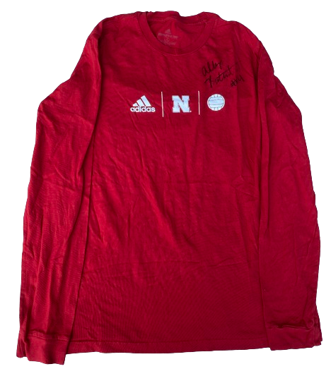 Ally Batenhorst Nebraska Volleyball Player Exclusive Signed Long Sleeve Shirt (Size L)