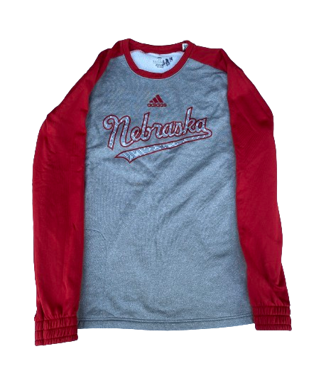 Ally Batenhorst Nebraska Volleyball Team Issued Crewneck Sweatshirt (Size LT)