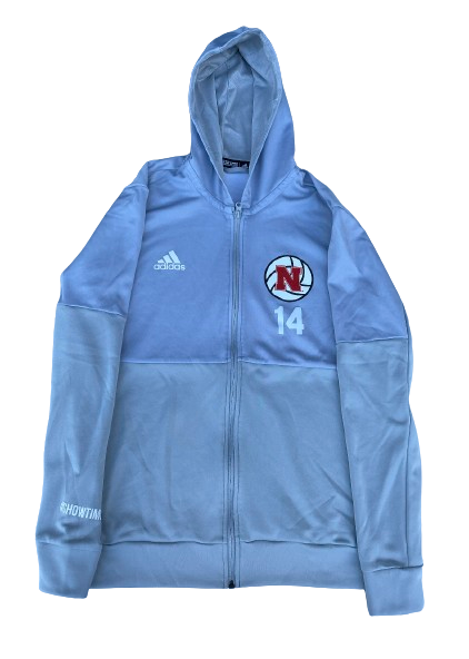 Ally Batenhorst Nebraska Volleyball Player Exclusive Travel Jacket with 
