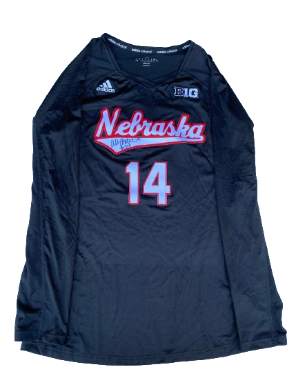 Ally Batenhorst Nebraska Volleyball Signed Game Jersey (Size L)