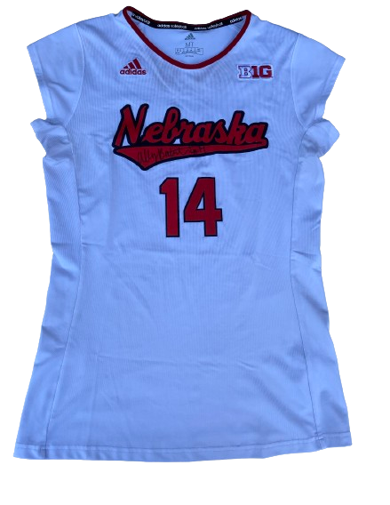 Ally Batenhorst Nebraska Volleyball Signed Game Jersey (Size MT)