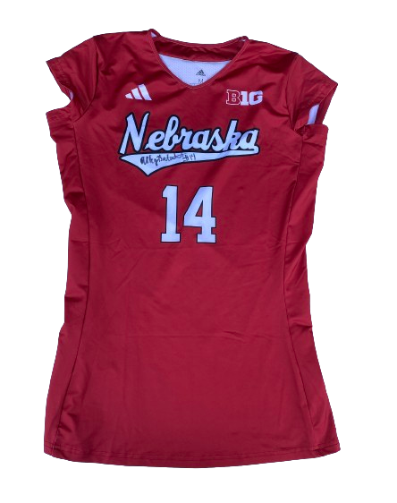 Ally Batenhorst Nebraska Volleyball Signed Game Jersey (Size M)